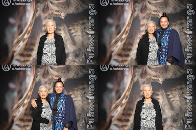 Booth photo from the TWoA Waiariki 2024 Graduations (Kawerau), held at Rautahi Marae, Kawerau, Bay of Plenty, New Zealand on Friday, 17 May, 2023. Photo: InstaBooth by KeyImagery Photography. Copyright: © Te Wānanga o Aotearoa.