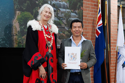Photo from the HCC NZ Citizenship Ceremony (Afternoon) held in The Atrium, Wintec/Te Pukenga, Hamilton, Waikato, New Zealand at 3:30pm on Monday, 12 February, 2024. Photo: Mike Walen / KeyImagery Photography. Copyright: © Hamilton City Council.