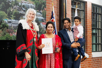 Photo from the HCC NZ Citizenship Ceremony 1 (Morning) held at The Atrium, Wintec/Te Pukenga, Hamilton, Waikato, New Zealand at 10:00am on Monday, 17 June, 2024. Photo: Mike Walen / KeyImagery Photography. Copyright: © Hamilton City Council.