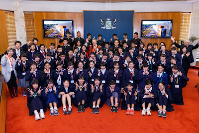 Photo from the Saitama Schools' Visit to Hamilton City Council, Hamilton, New Zealand. Taken: Tuesday, 7 August 2018. Photography: Mike Walen / KeyImagery Photography. Copyright: © Hamilton City Council