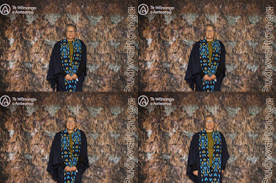 Booth photo from the TWoA Waiariki 2023 Graduations (Whakatāne), held at the Baptist Church, Whakatāne, Bay of Plenty, New Zealand on Wednesday, 17 May, 2023. Photo: Mike Walen / KeyImagery Photography. Copyright: © Te Wānanga o Aotearoa.