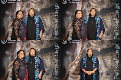 Booth photo from the TWoA Waiariki 2024 Graduations (Kawerau), held at Rautahi Marae, Kawerau, Bay of Plenty, New Zealand on Friday, 17 May, 2023. Photo: InstaBooth by KeyImagery Photography. Copyright: © Te Wānanga o Aotearoa.