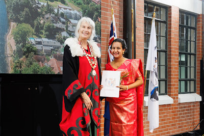 Photo from the HCC NZ Citizenship Ceremony 1 (Morning) held at The Atrium, Wintec/Te Pukenga, Hamilton, Waikato, New Zealand at 10:00am on Monday, 17 June, 2024. Photo: Mike Walen / KeyImagery Photography. Copyright: © Hamilton City Council.