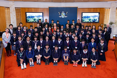 Photo from the Saitama Schools' Visit to Hamilton City Council, Hamilton, New Zealand. Taken: Tuesday, 7 August 2018. Photography: Mike Walen / KeyImagery Photography. Copyright: © Hamilton City Council