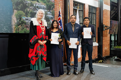 Photo from the HCC NZ Citizenship Ceremony 1 (Morning) held at The Atrium, Wintec/Te Pukenga, Hamilton, Waikato, New Zealand at 10:00am on Monday, 17 June, 2024. Photo: Mike Walen / KeyImagery Photography. Copyright: © Hamilton City Council.