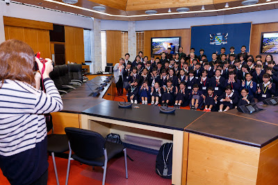 Photo from the Saitama Schools' Visit to Hamilton City Council, Hamilton, New Zealand. Taken: Tuesday, 7 August 2018. Photography: Mike Walen / KeyImagery Photography. Copyright: © Hamilton City Council
