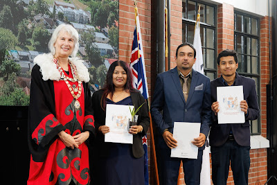 Photo from the HCC NZ Citizenship Ceremony 1 (Morning) held at The Atrium, Wintec/Te Pukenga, Hamilton, Waikato, New Zealand at 10:00am on Monday, 17 June, 2024. Photo: Mike Walen / KeyImagery Photography. Copyright: © Hamilton City Council.