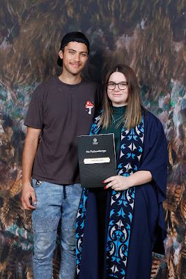 Photo from the TWoA Tāmaki Makaurau 2023 Graduations (Ceremony 1 @ 10am), held at the Due Drop Events Centre, Manukau, Auckland, New Zealand on Wednesday, 7 June, 2023. Photo: Mike Walen / KeyImagery Photography. Copyright: © Te Wānanga o Aotearoa.