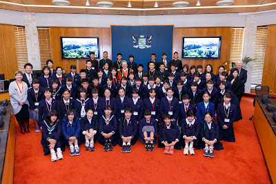 Photo from the Saitama Schools' Visit to Hamilton City Council, Hamilton, New Zealand. Taken: Tuesday, 7 August 2018. Photography: Mike Walen / KeyImagery Photography. Copyright: © Hamilton City Council