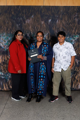 Photo from the TWoA Tāmaki Makaurau 2023 Graduations (Ceremony 3 @ 8pm), held at the Due Drop Events Centre, Manukau, Auckland, New Zealand on Wednesday, 7 June, 2023. Photo: Mike Walen / KeyImagery Photography. Copyright: © Te Wānanga o Aotearoa.