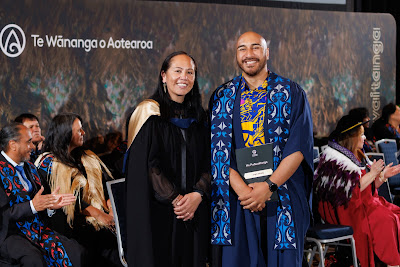 Photo from the TWoA Tāmaki Makaurau 2023 November Graduations (Ceremony 1 @ 1pm), held at the Due Drop Events Centre, Manukau, Auckland, New Zealand on Tuesday, 28 November, 2023. Photo: Mike Walen / KeyImagery Photography. Copyright: © Te Wānanga o Aotearoa.
