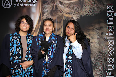 Photo from the TWoA Waiariki 2025 Graduation (Kawerau), held at the Rautahi Marae in Kawerau, Bay of Plenty, New Zealand on Friday, 16 May, 2025. Photo: InstaBooth by KeyImagery Photography. Copyright: © 2025 Te Wānanga o Aotearoa.