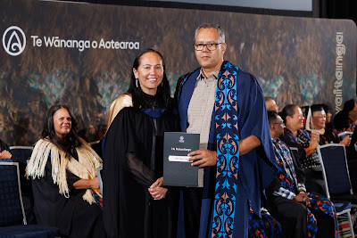 Photo from the TWoA Tāmaki Makaurau 2023 November Graduations (Ceremony 1 @ 1pm), held at the Due Drop Events Centre, Manukau, Auckland, New Zealand on Tuesday, 28 November, 2023. Photo: Mike Walen / KeyImagery Photography. Copyright: © Te Wānanga o Aotearoa.