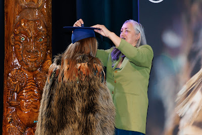 Photo from the TWoA Tainui 2025 Graduations (Ceremony 3 @ 10am) held at Claudelands Event Centre in Hamilton, Waikato, New Zealand on Wednesday, 30 April, 2025. Photography by Mike Walen / KeyImagery Photography. Copyright: © 2025 Te Wānanga o Aotearoa.