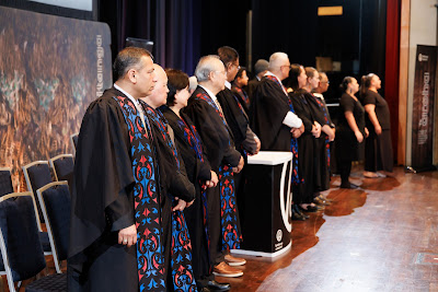 Photo from the TWoA Tāmaki Makaurau 2023 Graduations (Ceremony 3 @ 8pm), held at the Due Drop Events Centre, Manukau, Auckland, New Zealand on Wednesday, 7 June, 2023. Photo: Mike Walen / KeyImagery Photography. Copyright: © Te Wānanga o Aotearoa.
