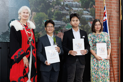 Photo from the HCC NZ Citizenship Ceremony 1 (Morning) held at The Atrium, Wintec/Te Pukenga, Hamilton, Waikato, New Zealand at 10:00am on Monday, 15 April, 2024. Photo: Mike Walen / KeyImagery Photography. Copyright: © Hamilton City Council.