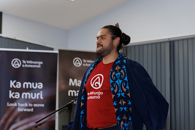 Photo from the TWoA Te Tai Tokerau (Kaitaia) 2025 Graduation held at Te Kura Kaupapa Maori o Pukemiro in Kaitaia, Northland, New Zealand on Monday, 14 April, 2025. Photo by Mike Walen / KeyImagery Photography. Copyright: © 2025 Te Wānanga o Aotearoa.