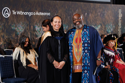 Photo from the TWoA Tāmaki Makaurau 2023 November Graduations (Ceremony 1 @ 1pm), held at the Due Drop Events Centre, Manukau, Auckland, New Zealand on Tuesday, 28 November, 2023. Photo: Mike Walen / KeyImagery Photography. Copyright: © Te Wānanga o Aotearoa.