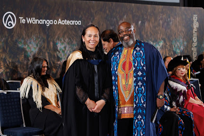 Photo from the TWoA Tāmaki Makaurau 2023 November Graduations (Ceremony 1 @ 1pm), held at the Due Drop Events Centre, Manukau, Auckland, New Zealand on Tuesday, 28 November, 2023. Photo: Mike Walen / KeyImagery Photography. Copyright: © Te Wānanga o Aotearoa.