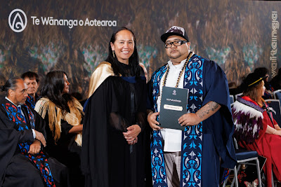 Photo from the TWoA Tāmaki Makaurau 2023 November Graduations (Ceremony 1 @ 1pm), held at the Due Drop Events Centre, Manukau, Auckland, New Zealand on Tuesday, 28 November, 2023. Photo: Mike Walen / KeyImagery Photography. Copyright: © Te Wānanga o Aotearoa.