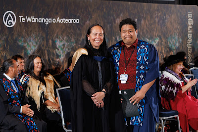 Photo from the TWoA Tāmaki Makaurau 2023 November Graduations (Ceremony 1 @ 1pm), held at the Due Drop Events Centre, Manukau, Auckland, New Zealand on Tuesday, 28 November, 2023. Photo: Mike Walen / KeyImagery Photography. Copyright: © Te Wānanga o Aotearoa.