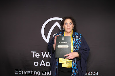 Photo from the TWoA Tāmaki Makaurau 2023 Graduations (Ceremony 5 @ 3pm), held at the Due Drop Events Centre, Manukau, Auckland, New Zealand on Thursday, 8 June, 2023. Photo: InstaBooth by KeyImagery Photography. Copyright: © Te Wānanga o Aotearoa.