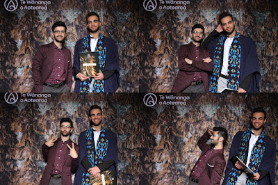 Booth photo from the TWoA Tainui 2021 Graduations (Thursday Morning - Ceremony 1), held at Elim Church, Te Rapa, Hamilton, New Zealand. Taken: Thursday 22 April 2021. Photo: InstaBooth / KeyImagery Photography. Copyright: © Te Wānanga o Aotearoa.