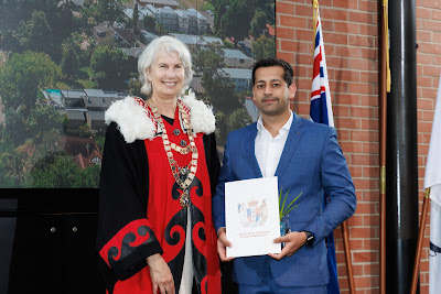 Photo from the HCC NZ Citizenship Ceremony 1 (Morning) held at The Atrium, Wintec/Te Pukenga, Hamilton, Waikato, New Zealand at 10:00am on Monday, 15 April, 2024. Photo: Mike Walen / KeyImagery Photography. Copyright: © Hamilton City Council.