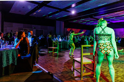 Photo from the Gala Dinner on Day 2 of the HIANZ Conference & Trade Show 2019 held at the Claudelands Events Centre, Hamilton, New Zealand. Taken: Thursday, 4 July 2019. Photography: Mike Walen / KeyImagery Photography. Copyright: © HIANZ.