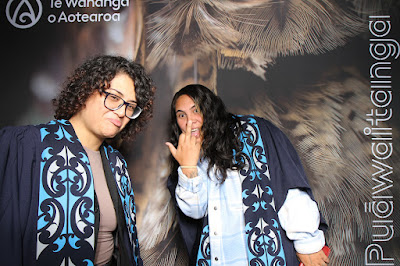 Photo from the TWoA Waiariki 2025 Graduation (Kawerau), held at the Rautahi Marae in Kawerau, Bay of Plenty, New Zealand on Friday, 16 May, 2025. Photo: InstaBooth by KeyImagery Photography. Copyright: © 2025 Te Wānanga o Aotearoa.