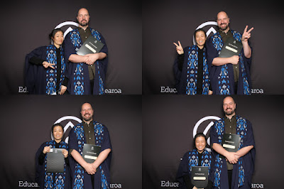 Photo from the TWoA Tāmaki Makaurau 2023 Graduations (Ceremony 5 @ 3pm), held at the Due Drop Events Centre, Manukau, Auckland, New Zealand on Thursday, 8 June, 2023. Photo: InstaBooth by KeyImagery Photography. Copyright: © Te Wānanga o Aotearoa.