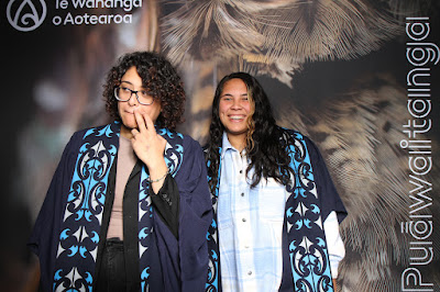 Photo from the TWoA Waiariki 2025 Graduation (Kawerau), held at the Rautahi Marae in Kawerau, Bay of Plenty, New Zealand on Friday, 16 May, 2025. Photo: InstaBooth by KeyImagery Photography. Copyright: © 2025 Te Wānanga o Aotearoa.