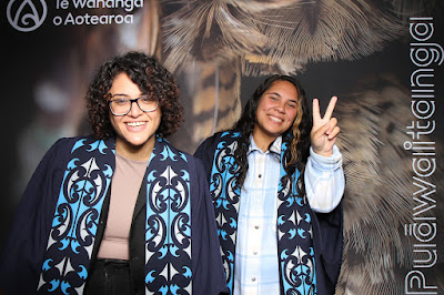 Photo from the TWoA Waiariki 2025 Graduation (Kawerau), held at the Rautahi Marae in Kawerau, Bay of Plenty, New Zealand on Friday, 16 May, 2025. Photo: InstaBooth by KeyImagery Photography. Copyright: © 2025 Te Wānanga o Aotearoa.