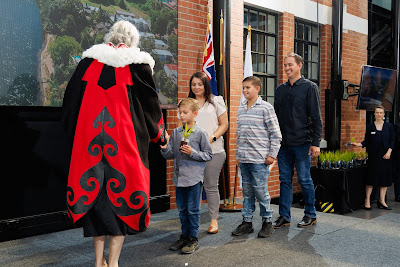 Photo from the HCC NZ Citizenship Ceremony (Morning) held in The Atrium, Wintec/Te Pukenga, Hamilton, Waikato, New Zealand at 10:00am on Monday, 12 February, 2024. Photo: Mike Walen / KeyImagery Photography. Copyright: © Hamilton City Council.