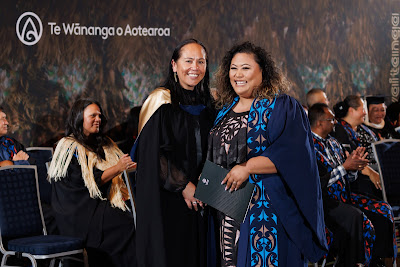 Photo from the TWoA Tāmaki Makaurau 2023 November Graduations (Ceremony 1 @ 1pm), held at the Due Drop Events Centre, Manukau, Auckland, New Zealand on Tuesday, 28 November, 2023. Photo: Mike Walen / KeyImagery Photography. Copyright: © Te Wānanga o Aotearoa.