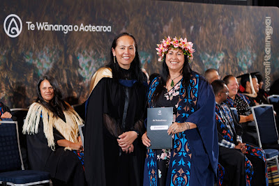 Photo from the TWoA Tāmaki Makaurau 2023 November Graduations (Ceremony 1 @ 1pm), held at the Due Drop Events Centre, Manukau, Auckland, New Zealand on Tuesday, 28 November, 2023. Photo: Mike Walen / KeyImagery Photography. Copyright: © Te Wānanga o Aotearoa.