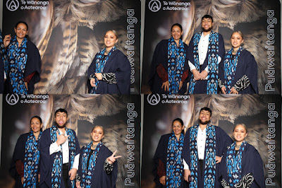 Booth photo from the TWoA Waiariki 2024 Graduations (Whakatāne), held at the Baptist Church, Whakatāne, Bay of Plenty, New Zealand on Wednesday, 15 May, 2024. Photo: InstaBooth by KeyImagery Photography. Copyright: © Te Wānanga o Aotearoa.