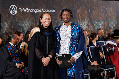 Photo from the TWoA Tāmaki Makaurau 2023 November Graduations (Ceremony 1 @ 1pm), held at the Due Drop Events Centre, Manukau, Auckland, New Zealand on Tuesday, 28 November, 2023. Photo: Mike Walen / KeyImagery Photography. Copyright: © Te Wānanga o Aotearoa.