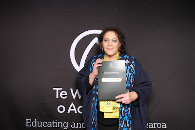 Photo from the TWoA Tāmaki Makaurau 2023 Graduations (Ceremony 5 @ 3pm), held at the Due Drop Events Centre, Manukau, Auckland, New Zealand on Thursday, 8 June, 2023. Photo: InstaBooth by KeyImagery Photography. Copyright: © Te Wānanga o Aotearoa.