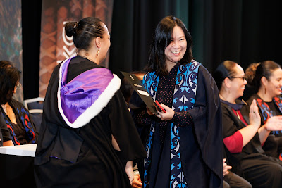 Photo from the TWoA Tāmaki Makaurau 2023 Graduations (Ceremony 4 @ 10am), held at the Due Drop Events Centre, Manukau, Auckland, New Zealand on Thursday, 8 June, 2023. Photo: Mike Walen / KeyImagery Photography. Copyright: © Te Wānanga o Aotearoa.