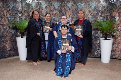 Photo from the TWoA Waiariki 2019 Graduations (Kawerau), held at Rautahi Marae, Kawerau, New Zealand. Taken: Friday 10 May 2019. Photo: Alick Saunders / KeyImagery Photography. Copyright: © Te Wananga o Aotearoa.
