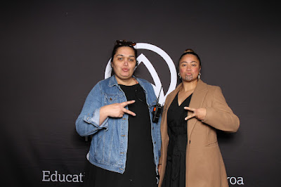 Photo from the TWoA Tāmaki Makaurau 2023 Graduations (Ceremony 6 @ 8pm), held at the Due Drop Events Centre, Manukau, Auckland, New Zealand on Thursday, 8 June, 2023. Photo: InstaBooth by KeyImagery Photography. Copyright: © Te Wānanga o Aotearoa.