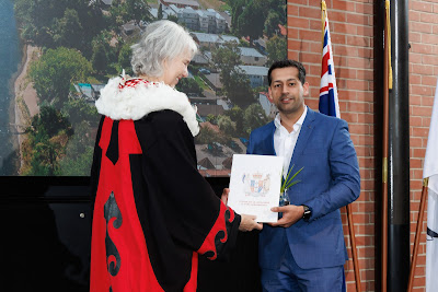 Photo from the HCC NZ Citizenship Ceremony 1 (Morning) held at The Atrium, Wintec/Te Pukenga, Hamilton, Waikato, New Zealand at 10:00am on Monday, 15 April, 2024. Photo: Mike Walen / KeyImagery Photography. Copyright: © Hamilton City Council.
