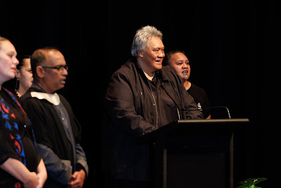 Photo from the TWoA Tāmaki Makaurau 2023 Graduations (Ceremony 3 @ 8pm), held at the Due Drop Events Centre, Manukau, Auckland, New Zealand on Wednesday, 7 June, 2023. Photo: Mike Walen / KeyImagery Photography. Copyright: © Te Wānanga o Aotearoa.
