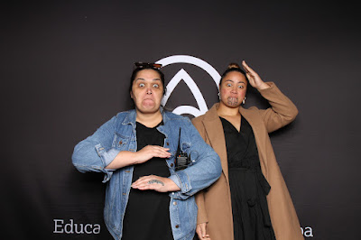 Photo from the TWoA Tāmaki Makaurau 2023 Graduations (Ceremony 6 @ 8pm), held at the Due Drop Events Centre, Manukau, Auckland, New Zealand on Thursday, 8 June, 2023. Photo: InstaBooth by KeyImagery Photography. Copyright: © Te Wānanga o Aotearoa.