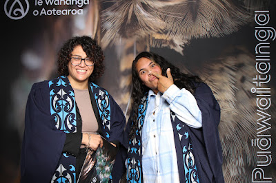 Photo from the TWoA Waiariki 2025 Graduation (Kawerau), held at the Rautahi Marae in Kawerau, Bay of Plenty, New Zealand on Friday, 16 May, 2025. Photo: InstaBooth by KeyImagery Photography. Copyright: © 2025 Te Wānanga o Aotearoa.