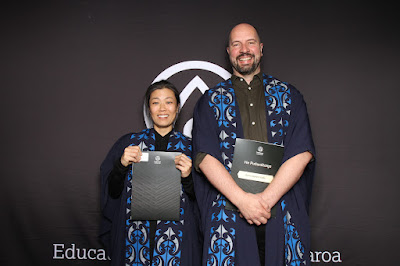 Photo from the TWoA Tāmaki Makaurau 2023 Graduations (Ceremony 5 @ 3pm), held at the Due Drop Events Centre, Manukau, Auckland, New Zealand on Thursday, 8 June, 2023. Photo: InstaBooth by KeyImagery Photography. Copyright: © Te Wānanga o Aotearoa.