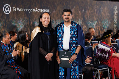 Photo from the TWoA Tāmaki Makaurau 2023 November Graduations (Ceremony 1 @ 1pm), held at the Due Drop Events Centre, Manukau, Auckland, New Zealand on Tuesday, 28 November, 2023. Photo: Mike Walen / KeyImagery Photography. Copyright: © Te Wānanga o Aotearoa.
