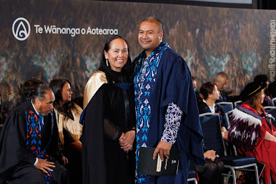 Photo from the TWoA Tāmaki Makaurau 2023 November Graduations (Ceremony 1 @ 1pm), held at the Due Drop Events Centre, Manukau, Auckland, New Zealand on Tuesday, 28 November, 2023. Photo: Mike Walen / KeyImagery Photography. Copyright: © Te Wānanga o Aotearoa.