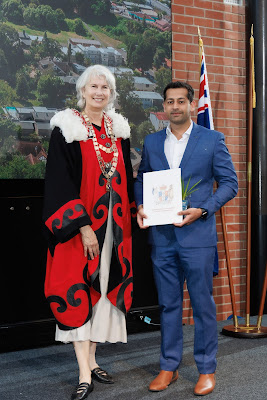 Photo from the HCC NZ Citizenship Ceremony 1 (Morning) held at The Atrium, Wintec/Te Pukenga, Hamilton, Waikato, New Zealand at 10:00am on Monday, 15 April, 2024. Photo: Mike Walen / KeyImagery Photography. Copyright: © Hamilton City Council.